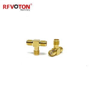 SMA Adapter SMA nữ để kép SMA nữ 3 cách t Loại Coaxial Adapter cho mạng không dây Router <span class=keywords><strong>lpwan</strong></span> Wifi Antenna - Product Image 6