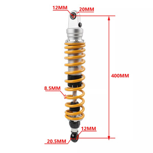 Nouveau ressort 8.5mm 375mm 400mm 420mm <span class=keywords><strong>amortisseur</strong></span> pour Atv <span class=keywords><strong>Quad</strong></span> Gokat remplacer moto - Product Image 4