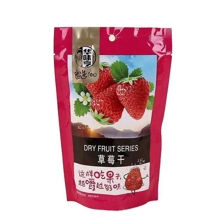 Stand Up Top Zipper With Window Dried Fruit Packaging Pouch Cashew Peanut Walnut Bag Pine Peanuts Nuts Package