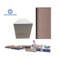 Machine de production de portes creuses WPC avec boîte de vitesses de moteur à vis de composants de base