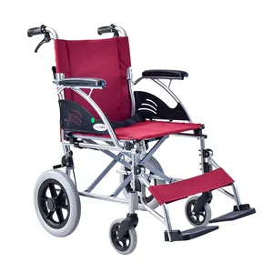 Cadeira de rodas de alumínio dobrável, para venda, cadeira de rodas manual leve para desbloqueado