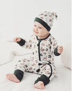 Bamboe Baby Pyjama Kids Nachtkleding Pyjama Set Onesies Baby Dragen Schattige Outfits Kleding Meisjes 6-9 Maanden