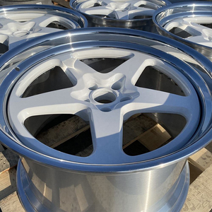 Jantes en alliage d'aluminium forgé T6-6061, 2 pièces, finition étoile polie, 16 17 18 19 20 21 22 pouces, 5X112 5X114.3 5X120, à déport profond - Product Image 4