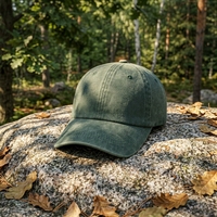 Casquette de baseball avec broderie de logo personnalisé, design rétro, confortable pour un usage quotidien décontracté
