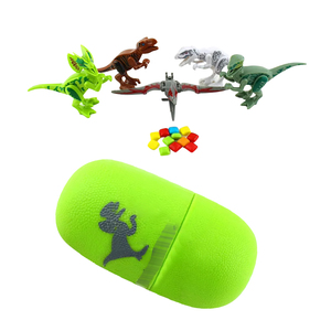 Caramelos al por mayor etiqueta privada personalizada ensamblada colorido sorpresa dinosaurios huevos juguete con chicle niños caramelo juguete dulce ODM - Product Image 6