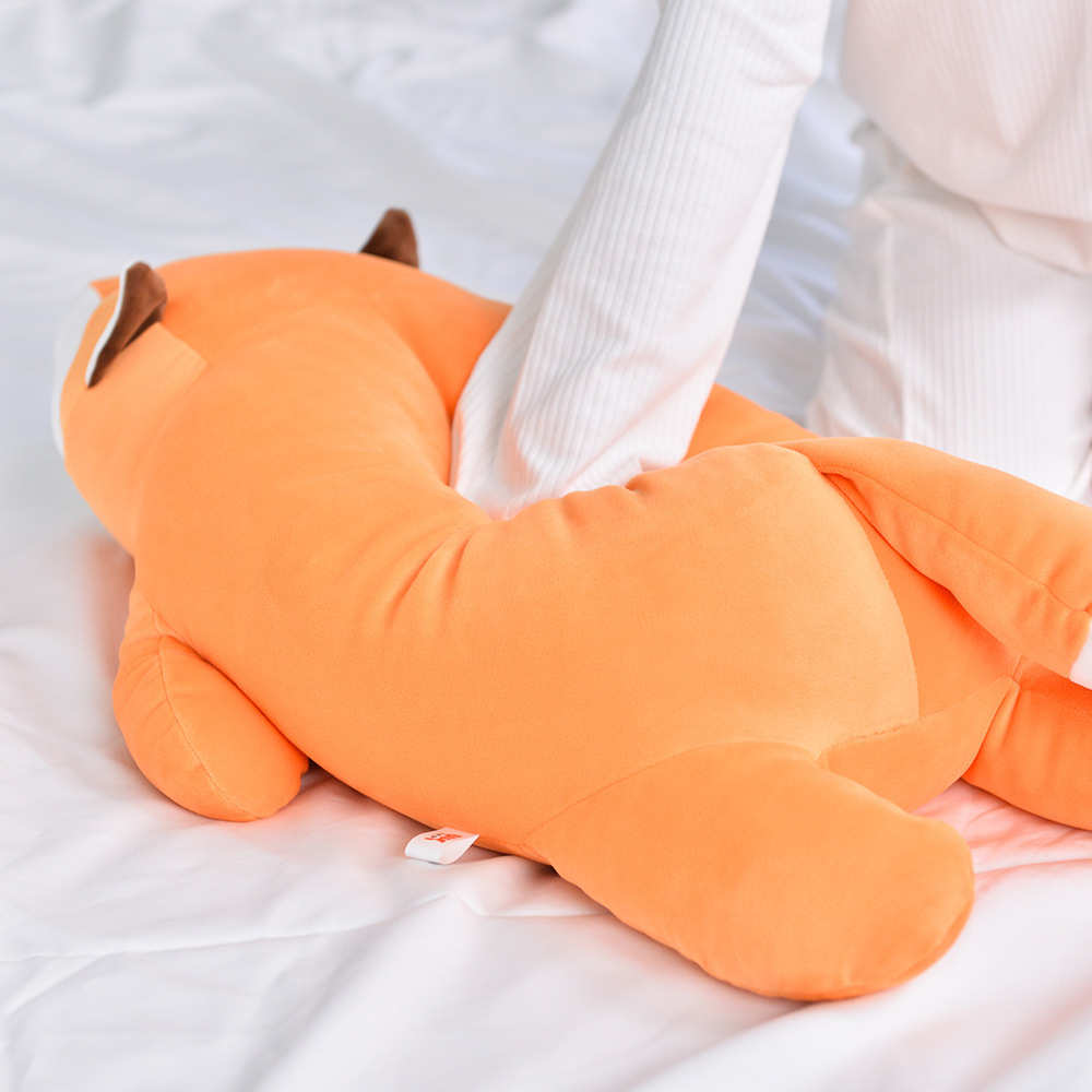 Peluche pour enfants, fait main, dessin animé mignon, renard, tissu doux, pour dormir, nouvelle collection,