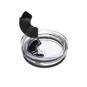 Magnetic Lid for 20oz 30oz Tumbler Removable <b>Push</b> Slider Easy to Clean Tritan Material Replacement Cover for Cup Water Bottle - Product Image 1