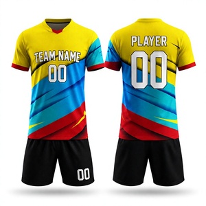 Custom Club <b>Soccer</b> Uniform OEM Sublimated Team Jersey Set Quick Dry Breathable Football Match Sportswear - Product Image 1