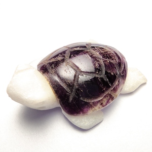 Agujero de estilo más nuevo, colgante surtido de tortuga marina de piedra (HO 2,5mm) - Product Image 3