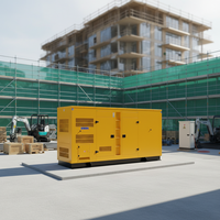 60KVA XGY-60 Einphasiger Mobiler Hocheffizienter Schalldämpfender Motor mit Gehäuse 50/60Hz 400V/230V/220V 24V DC Start Wassergekühlt ATS 1800 U/min 100%