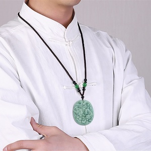 หยกธรรมชาติแท้สิบสองราศีสัญญาณมังกรเสือจี้ผู้ชายและผู้หญิงทั่วไปหยกขายส่ง <span class=keywords><strong>DW08</strong></span> - Product Image 4