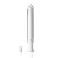 Bouteille d'aiguille pour liquide de 5ml, 10ml, 15ml, 20ml, 10 pièces, flacon pompe, pour dispositif cosmétique, sans air