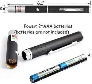 Pointeur laser pour chat en plastique écologique puissant à trois couleurs (rouge, vert, bleu) à point unique - Product Image 3