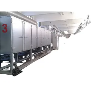 Otomatik meyve ve sebze dilimleme/kurutma makinesi manyok ve patates cipsi makinesi gıda işleme için üretim tesisi