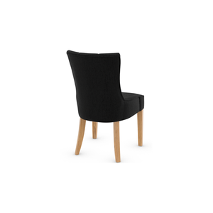 Sedia imbottita contemporanea con bottoni trapuntati e gambe <span class=keywords><strong>in</strong></span> rovere chiaro per <span class=keywords><strong>sala</strong></span> <span class=keywords><strong>da</strong></span> pranzo e <span class=keywords><strong>sala</strong></span> banchetti, sedia <span class=keywords><strong>da</strong></span> pranzo <span class=keywords><strong>in</strong></span> <span class=keywords><strong>legno</strong></span> - Product Image 5