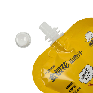 Pochette à bec verseur en PE de qualité alimentaire avec impression personnalisée pour jus, boissons, <span class=keywords><strong>yaourt</strong></span>, milkshake, bière, fruits et légumes biologiques pour purée - Product Image 6