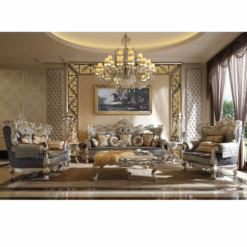Mô Hình Mới Tay Chạm Khắc Sofa Gỗ Thiết Kế AN08 Nhà Máy Giá Khung Gỗ Rắn Thiết Kế Cổ Điển Sofa Set Đồ Nội Thất
