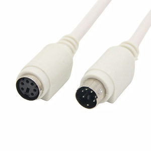 Ps2 Male To Female Extension <b>Cable</b> 6Pin Round Connector Copper Clad Steel Wire For Mouse <b>Keyboard</b> - Product Image 2