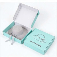 Caja de embalaje de papel reciclable para gorra de béisbol, bufanda, sombrero de vaquero, cinturón, accesorio de moda, personalizable, al por mayor, con diseño gratuito