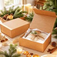 Boîte Cadeau de Luxe Blanche pour Cosmétiques, Finition Dorée Mate, en Carton Rigide Haut de Gamme, Idéale pour Noël et Thanksgiving, avec Gaufrage