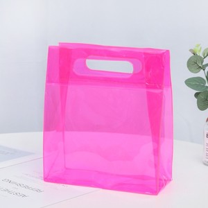 2025 nouveau sac à gousset latéral en plastique PVC avec sérigraphie emballage cadeau coloré recyclable pour cadre Photo et sac à vin - Product Image 2