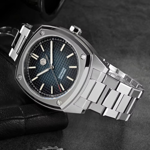 Orologio Automatico Meccanico da <span class=keywords><strong>Uomo</strong></span> in Acciaio Inossidabile 316L, Quadrante 3D Vintage di Lusso, Impermeabile 10 ATM, Quadrante Quadrato, Vendita all'Ingrosso Personalizzata con Basso MOQ - Product Image 1