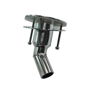 Ventilación de Escape Curva de Acero Inoxidable con Junta para Calentadores de Combustible, Accesorios de Hardware Marino para Yates - Product Image 1
