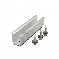 Rail en U en aluminium pour montage solaire sur toit, profilé personnalisé FarSun, mini-rail pour système de fixation solaire