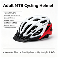 Casque de vélo CE EN1078 unisexe pour adulte, blanc, durable, léger, ventilé, avec visière amovible et feu arrière LED, idéal pour les trajets quotidiens