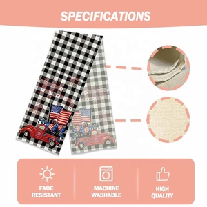 Customized Pattern Fourth of July Star <strong>Red</strong> <strong>Table</strong> <strong>Runner</strong> for <strong>Table</strong> Top - Product Image 4