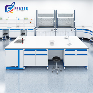 Mesa de Laboratorio Central Compacta Personalizada con Marco Hexagonal, Multiplaza, Electrónica, Antiestática, ESD, Estación de Trabajo Industrial para Experimentos - Product Image 1