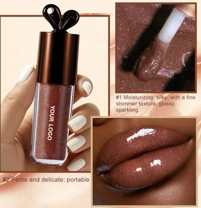 Su logotipo Lip Bunny Lip Glaze Gloss Brown Chocolate Shimmer Coffee Buttery Luscious Llavero Francin Ehlk <span class=keywords><strong>Labial</strong></span> Lip Honey Oil - Product Image 4