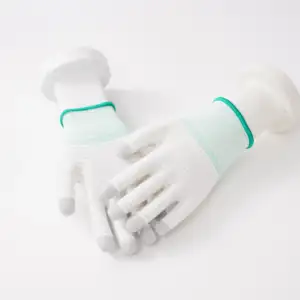 PU手套星宇HPPE外壳PU涂层耐切割手套5级安全工作保护arbeitshandschuh手套