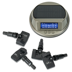Built-In Solar Display TPMS Sensor Digital Universal Car Tire <span class=keywords><strong>Pressure</strong></span> Monitoring System com 4 sensores e display LCD - Product Image 1