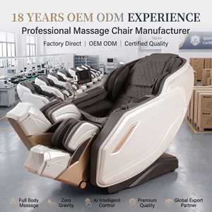 Sillón de Masaje 4D con Espacio para Pies, Lujo Individual, Estiramiento de Piernas, Reclinable, Control por Voz, Cuidado de <span class=keywords><strong>la</strong></span> Salud, Spa, Bolsas de Aire, Calor y Shiatsu - Product Image 2