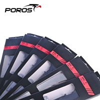 Lame de hockey POROS avec revêtement en titane, dureté 56HRC, fabrication sur mesure, nouveau design, qualité supérieure, commande en gros à prix avantageux