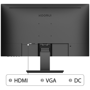 Koorui <span class=keywords><strong>Promotion</strong></span> Moniteur d'ordinateur professionnel <span class=keywords><strong>24</strong></span> <span class=keywords><strong>pouces</strong></span> Écran VA <span class=keywords><strong>PC</strong></span> de bureau mini 2K blanc écran d'ordinateur - Product Image 6