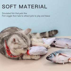 Juguete interactivo para gatos y peces, hierba gatera eléctrica con Usb, para bailar - Product Image 5