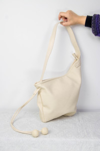 Leather Lazy Dumpling <b>Bag</b> Niche Asymmetrical Design Minimalist Knot Croissant Single-<b>shoulder</b> Summer/Winter Fashion Zip - Product Image 3