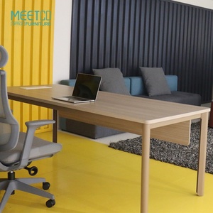 Modern Classic L-Shape Executive Office <b>Desk</b> Convertible Manager <b>Table</b> Wooden Modular Workstation Furniture Panel Office Manager - Product Image 3