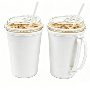 Funda y Portavasos de Neopreno Aislante Ligero Personalizado de Fábrica con Logotipo Personalizado para Latas de Café Frías - Product Image 3