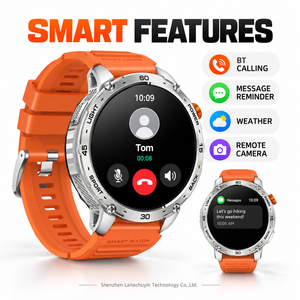 Reloj Inteligente Premium con Linterna para Hombre y Mujer, Pantalla AMOLED de 1.75 Pulgadas, Batería Grande de 730 mAh, Llamadas por Bluetooth, Reloj de Moda para Actividades al Aire Libre - Product Image 6
