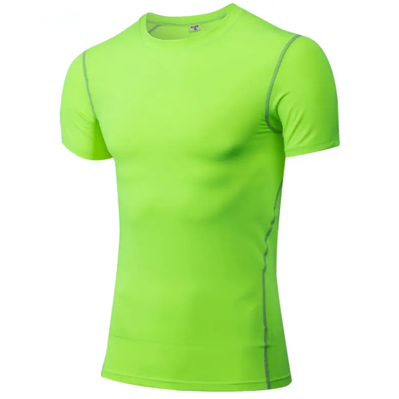 Venta al por mayor de poliéster de impresión personalizada Dry Fit Running Travel Sport T-shirt