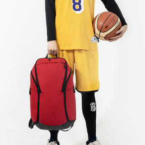 Mochila de nailon para baloncesto y fútbol con logotipo personalizado, bolsa de gimnasio de viaje deportiva impermeable a la moda, cierre de cremallera para equipos juveniles - Product Image 4
