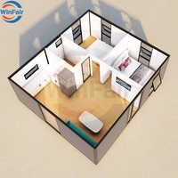 Maison Modulaire Préfabriquée Pliable WinFair Butterfly, 2 Pièces, Conteneur Extensible, Expansible, Maison Mobile d'Europe, Fabriquée en Chine