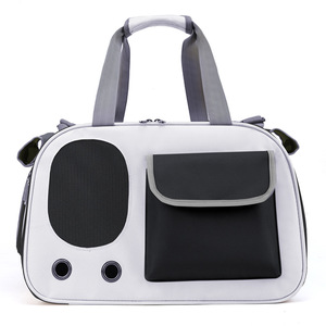 Large capacity breathable single shoulder crossbody bag, summer <b>cat</b> outing bag, portable dog and <b>cat</b> bag, pet bag, pet supplies. - Product Image 5