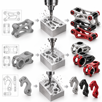 Pièces usinées de précision OEM personnalisées en aluminium CNC pour couvercle de moteur de moto, carter et boîtier de stator