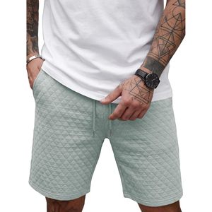 Shorts de sport matelassés pour homme FOXA avec cordon de serrage, respirants et extensibles, parfaits pour l'été, la plage, l'entraînement et la course à pied - Product Image 1