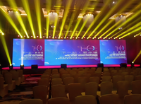 Pantalla LED P4.81 de 500x500mm para Interiores, Animación de Letreros de 3840HZ, Centro Comercial, Video Wall, Empalme sin Costuras, Alquiler para Escenarios