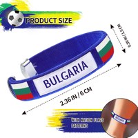 Bracelets tissés de Bulgarie pour encourager les événements sportifs et produits dérivés